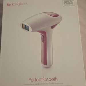 CosBeauty PerfectSmooth Light-Based Hair Removal - White & Pink